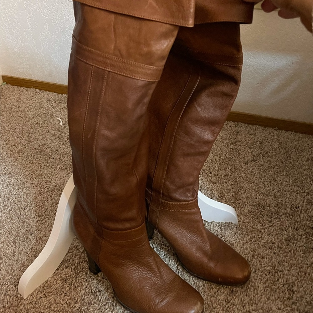 ***Vintage Brown over the Knee Boot
